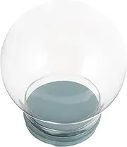 Cabilock Empty Glass Snow Globe Replacement Parts Snow Water Globes Indoor Crystal Ball Prop DIY Snowglobe Kit Snowglobe Kit Glass Transparent