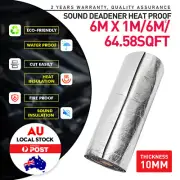 6㎡ Auto Sound Deadener Insulation Heat Proof Noise Proofing Foam Shield Mat Pad (for: Mitsubishi)
