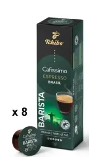 TCHIBO Cafissimo Espresso Brasil 8 x 10 capsules - 80 pieces