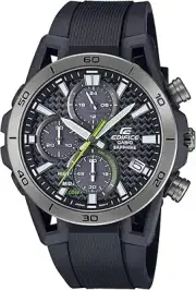 CASIO EDIFICE EFS-S640PB-1AJF Black SOSPENSIONE Sapphire Glass Men's Resin NEW