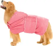 Avont Dog Bathrobe - Super Absorbent Pet Drying Towel Bath Robes After Bath S...
