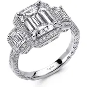 Lafonn 'Lassaire' Three Stone Ring