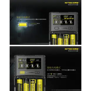 【台中鋰電】NITECORE SC4 智能迅充 充電器 6A充電 鋰電池 18650