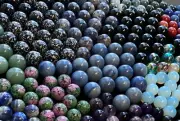 Semi Precious Stone & Crystal Spheres 15-20mm (Some Fluorescent UV)
