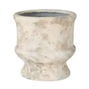 Rogue Lille Planter Pot Rustic Footed Ceramic Decorative Flower Pot 31cm Grey