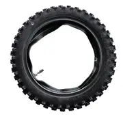 TDR 2.75-10 Inch Tire with 2.50-10 Tube for CRF50, XR50, TTR50 Dirt Pit Trail Bike Off-Road Use
