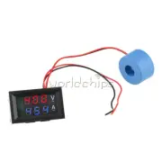 AC 50-500V 10A 50A 100A Voltmeter Ammeter Voltage Meter With Current Transformer