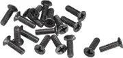 sourcing map M3.5 x 12mm Phillips Screw Fastener Black for Laptop PC TV Fan Switch 50pcs