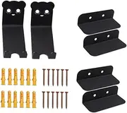 Sturdy Wall-Mount Bike Rack Sets Anti-Slip Hangers Space-Saving Bike Mounts for Garage/Retail