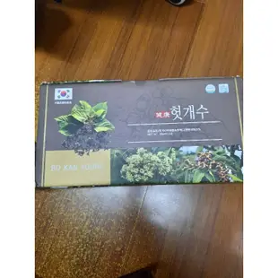 韓國 枳椇子萃取液 1盒12入，韓國保肝靈販售店帶回
