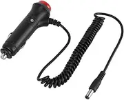 12V 24V Car & Motorcycle Cigarette Lighter Plug Adapter – ON/OFF Switch & 3A Safety Component for Power Connection