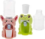 Yardwe 2Pcs Water Dispenser for Lovely Cartoon Fountain Model Enhances Imagination and Creativity for Indoor and Water Fountain