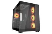 Cougar FV150 RGB Dual Chamber ATX Tempered Glass Gaming Case - Black [FV150 RGB BLACK]
