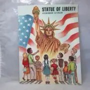 NOS Vintage 1981 Statue of Liberty Storybook to Color. Coloring book