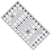 Creative Grids Left Handed 6-1/2in x 12-1/2in Rectangular Quilt Ruler (CGR612LEF