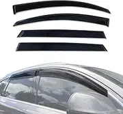 AUSGO Weathershields Compatible with Audi Q7 2006-2015, Weather Shields Window Visors Wind Deflectors Sun Rain Guard 4PCS Set