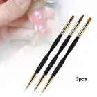 Builder Gel Liner Brush Nail Art UV Extension Tools Painting Brushes Set