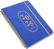 Office Planner Notebook 2025: Monthly Weekly Scheduler A5 Spiral Bound Undated Stylish Design for Desk Use