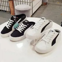 在飛比找蝦皮購物優惠-🇰🇷 兩色 PUMA Mule 懶人 帆布鞋 黑色 白色 懶