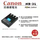 焦點攝影@樂華 FOR Canon NB-3L 相機電池 鋰電池 防爆 原廠充電器可充 保固一年