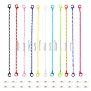11Pcs Kids Children Light Weight Face Mask Extender Lanyard Holder Strap Chain