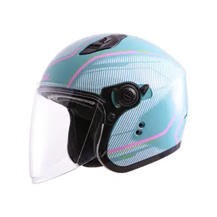 【SOL Helmets】SO-12開放式安全帽 (極光_綠/粉) ｜ SOL安全帽官方商城