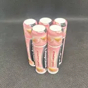 Five Chapstick Strawberry Gelato Lip Balm Lot New