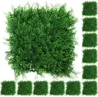 Artificial Leaves Panels, Backyard Grass Privacy Fence, Fern, 20” X 20”, 12 Pack