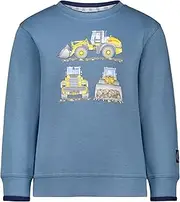 [SALT AND PEPPER] Boys Sweat Print Wheel Loader Baby and Toddler T-Shirt Set