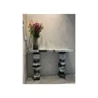 Panda Marble Console Table, Hall Table, Entryway Table Living room Table Stand