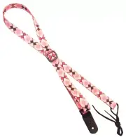Legacystraps Mandolin Strap Ukulele Strap Pink Plaid Pattern