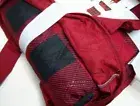 Martha Stewart Reversible Red Black Buffalo Check Plaid King Quilt 2 King Shams