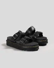 [DR MARTENS] DR MARTENS Women's Myles Sandals in Black Size UK 4 UK 4 Black