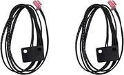 2X Treadmill Speed Sensor Cable 2 Pin Light Sensor Tachometer Magnetic Induction Speed Sensor for Treadmill Spare Parts