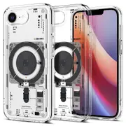 SPIGEN iPhone 16e Case, 2025 Genuine Ultra Hybrid Neo One MagSafe Compatible Magnet Cover for Apple