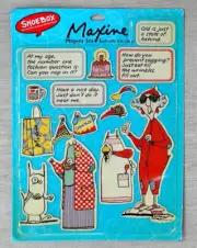 Maxine Magnet Set Shoebox Hallmark Refrigerator Magnets Vintage New Sealed