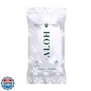 ALŌH Hypoallergenic | All-Natural | Multi-Purpose Pet Wipes. Lavender + Wild