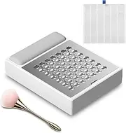 Bouzaak Nail Dust Collector with Dusting Brush 56W Electric Nail Vacuum Dust Fan Hand Pillow for Nails Salon