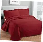 Fancy Collection Luxury Bedspread Coverlet Embossed King/California King Red