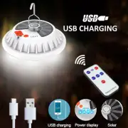 USB LED Rechargeable Camping Tent Light Lantern Hiking Ultra Bright Lamp Outdoor