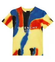 [Givenchy Kids] Givenchy Kids Logo cotton jersey T-shirt Y 14 multicoloured
