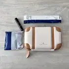 ANA Business Class Amenity Kit “Globe Trotter” Mini Suitcase Gentle Beige Japan