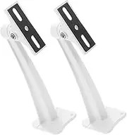 ARTIBETTER 2pcs Aluminum Alloy Camera Bracket Adjustable Mount for Security Cameras Indoor/Outdoor Fit Wall Mount