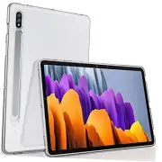 Puxicu Clear Case for Galaxy Tab S8 & tabS7 11-Inch, Slim Design Flexible Soft