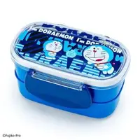 在飛比找O!MyGod購物商城優惠-【箱子】Sanrio 哆啦A夢 塑膠雙層便當盒(上260ml