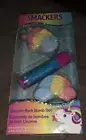 Smackers Unicorn Bath Bomb Set. New In Box. 3 Pieces. 2 Bath Bombs/1 Lip Balm