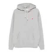 [New Balance] New Balance Logo-embroidered Hoodie XL GREY