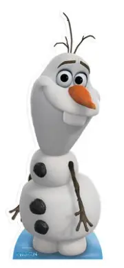 Olaf Disney Frozen Lifesize CARDBOARD CUTOUT standee standup Snowman Princess