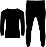 [ANZEE DISCOVER THE NEW YOU] ANZEE Men’s Thermal Underwear Set – Ultra Soft Warm Long Johns Adult Base Layer Top & Bottom Lightweight Stretchable Moisture Wicking for Winter and Outdoor Activities