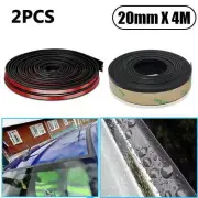 2PC 4M Rubber Seal Strip Car Door Window Windshield Trim Edge Molding Protector (for: MG)